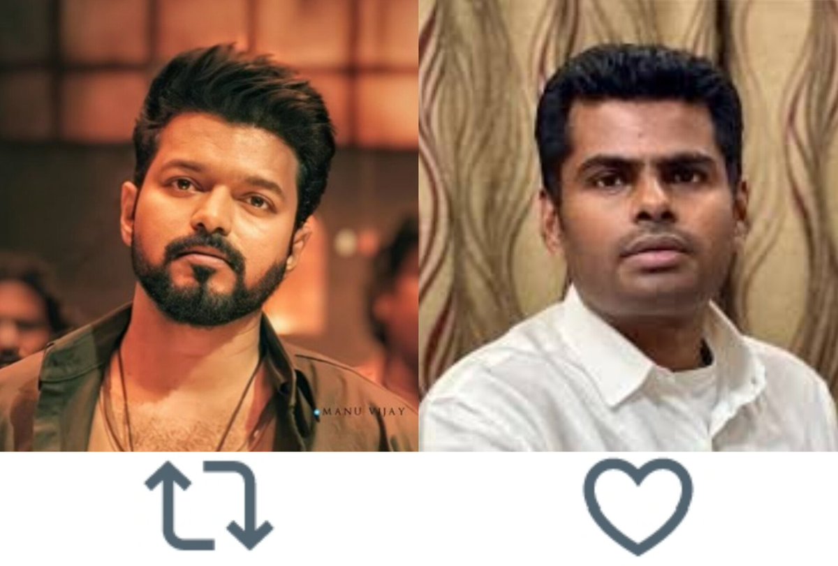 TOlMovies's tweet photo. Who do young people vote for?

     🔃@ActorVijay         ❤️@Annamalai_k https://t.co/o2TRDBeB6J