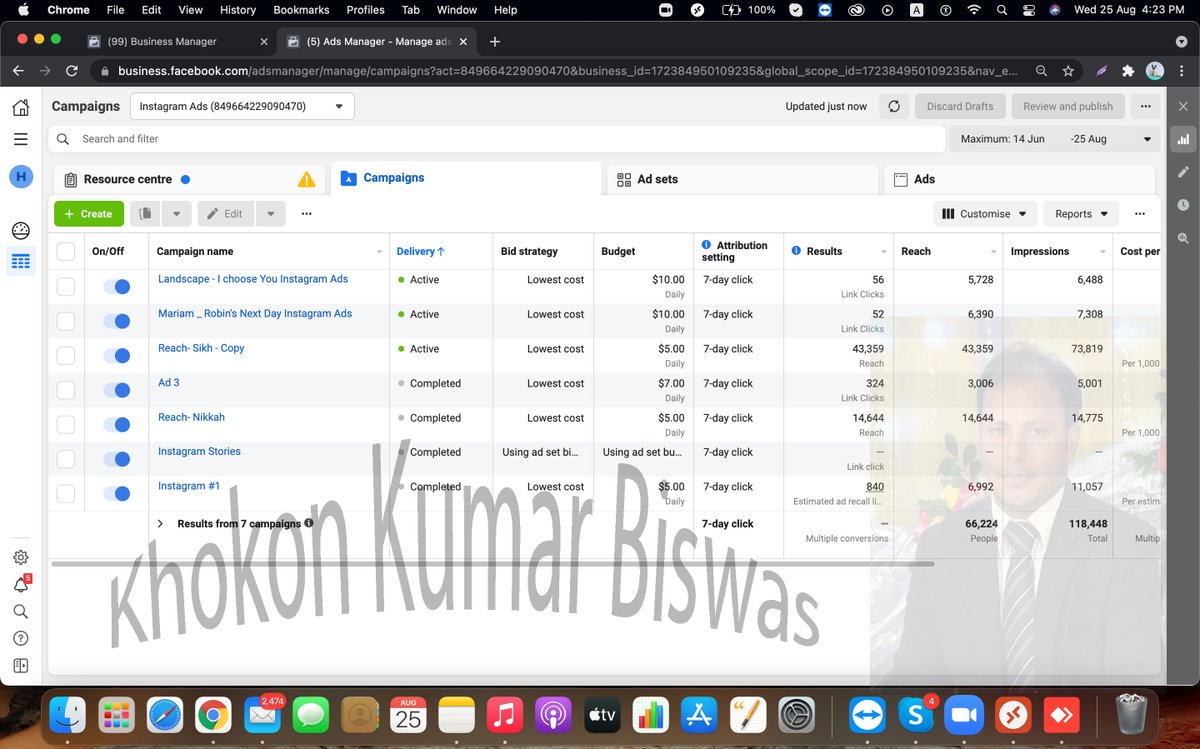 Khokon_Kumar_7's tweet photo. 👉"Facebook &amp; Instagram Ads campaign" portfolio
👇I provide the following services:
📌📌If you need any help with my services, please don't hesitate.
My Contact info:
✅Mail: brycen5588@gmail.com
✅WhatsApp: +8801711194068
#khokonkumarbiswas
#khokonkumar
#khokonbiswas
#adcampaign https://t.co/Z5ovOIUSjQ