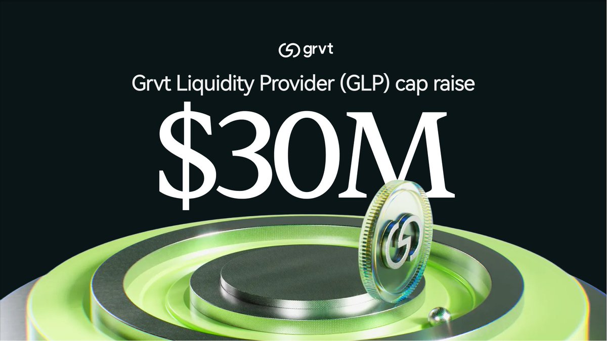 GLP capacity has been increased to $30M.

Our delta-neutral market-making strategy, built for robust returns &amp; managed by a veteran trading team with over 40 years of combined experience.

Current APY: 19%+

Invest now: grvt.io/exchange/strat…