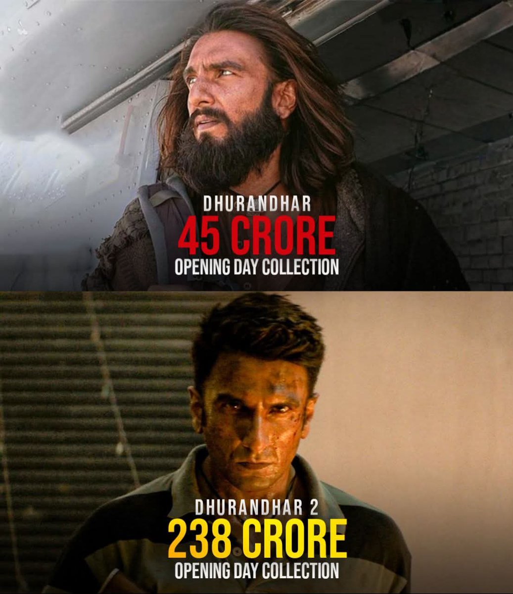 ItsCine_AIX's tweet photo. From underperforming to a record breaking opening day 

The hype for dhurandhar the revenge is absolutely real https://t.co/gyW7TAqNtU