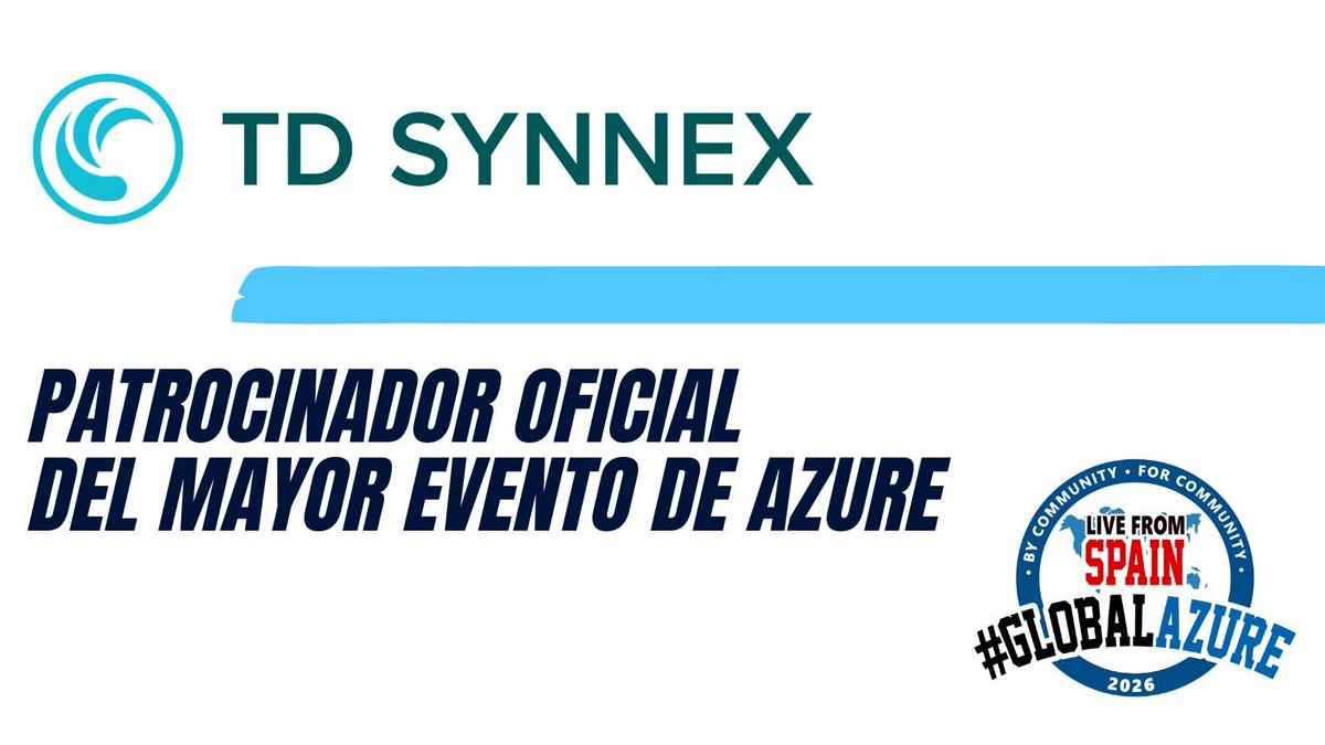 Global Azure Spain tweet media