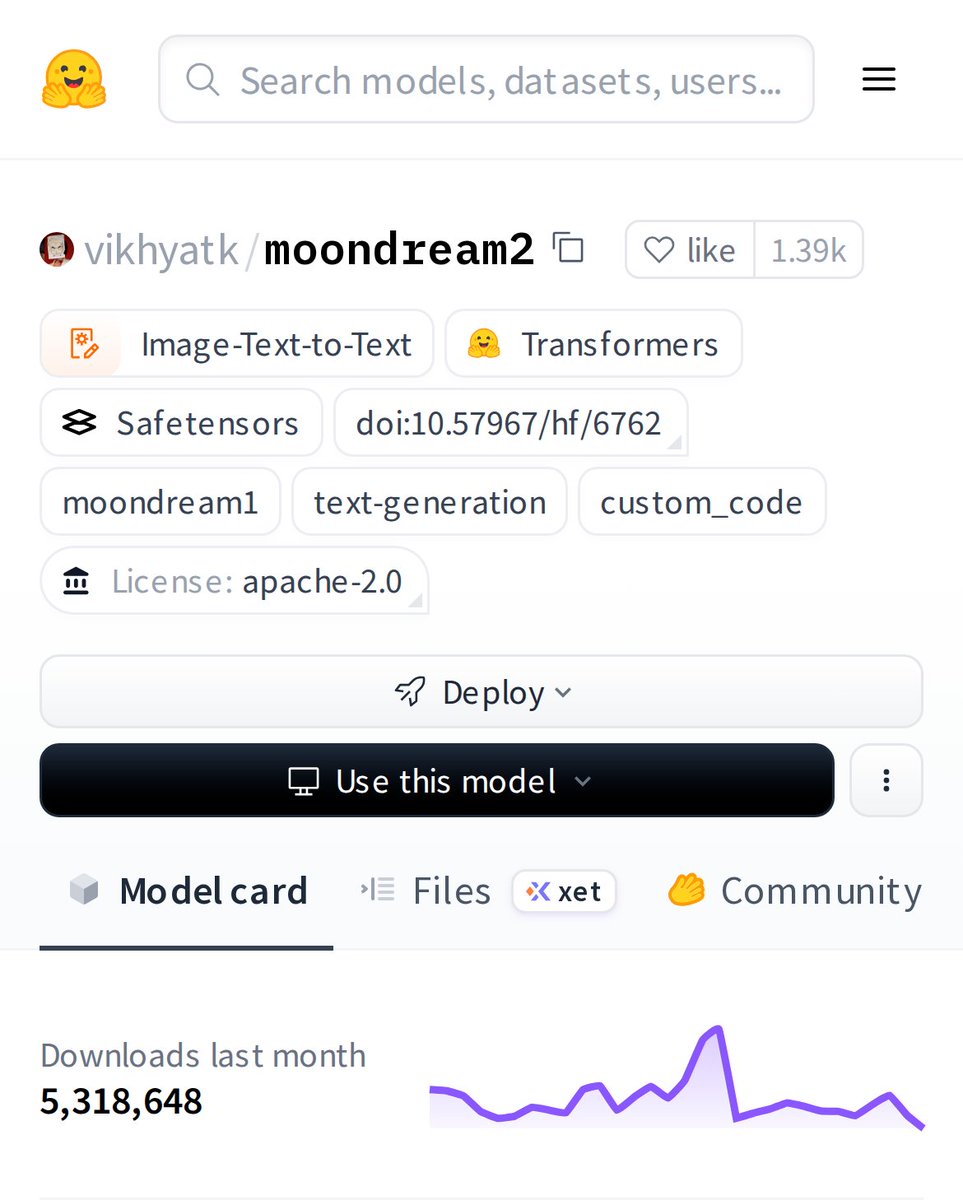 Hugging Models tweet media