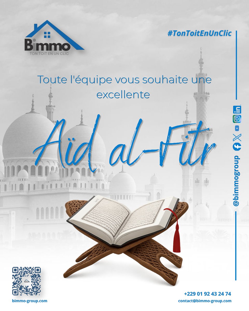 BimmoGroup's tweet photo. Aïd Moubarak à tous ceux qui le célèbrent dans le monde entier ! 🌙✨ https://t.co/268KdMunLU