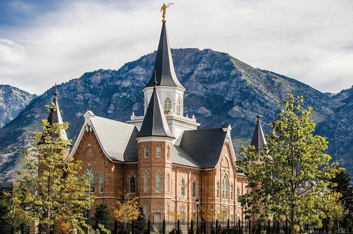 OnThisDayLDS's tweet photo. On this day in Church history:

March 20, 2016

The Prophet Dallin H. Oaks dedicates the Provo City Center Temple.

Then-Elder Oaks, who had previously served as President of BYU, was the first Apostle since Lorenzo Snow to dedicate a temple while serving as neither the President of the Quorum of the Twelve nor in the First Presidency (see photo 2).

The Provo City Center Temple was built from the charred remains of the Provo Tabernacle, which was badly damaged by fire in December of 2010 (see photo 3).

Although this was not the first time that a temple had been built from an existing structure it was truly a unique feat of architecture and engineering to build a new temple within the charred shell of a building that would ordinarily be slated for demolition. 

In order to accommodate the needs of a 21st Century temple within the relatively tight envelope of a pioneer-era tabernacle, many of the non-ordinance rooms ended up being constructed underground.

To accomplish this, a one-of-a-kind series of stilts were constructed to suspend the brick exterior in midair while a basement was constructed beneath it. (see photo 4).

Today, the Provo City Center Temple stands as a testament to God’s love for His children and His ability to repair and renew even that which appears beyond all hope.