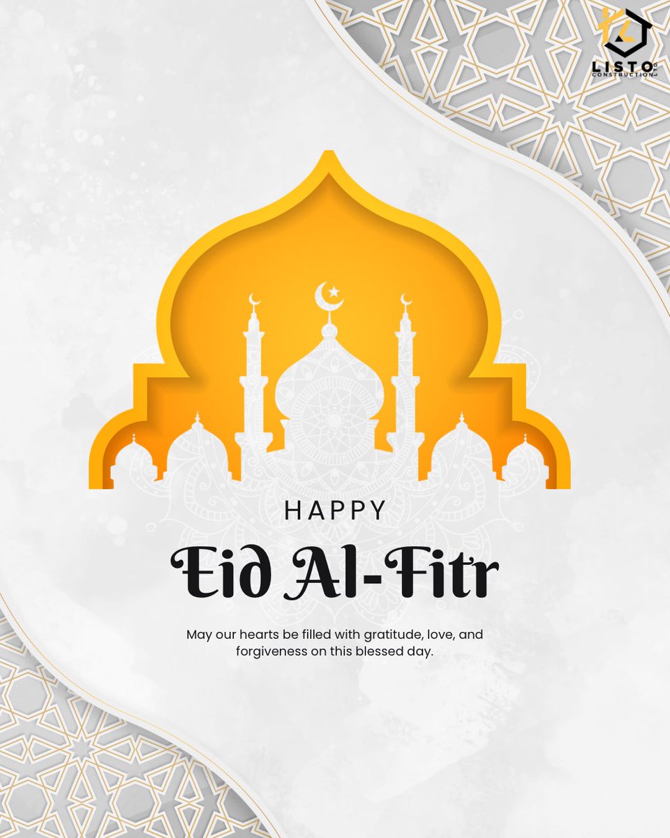 LtdListo36837's tweet photo. Eid Mubarak from all of us at Listo Construction Ltd. 🌙 May this season of blessings bring you peace, prosperity, and the comfort of a place you’re proud to call home.
Because every celebration feels better in the right space. 
#EidMubarak #ListoConstruction #LuxuryLiving https://t.co/JTrwbaifiM