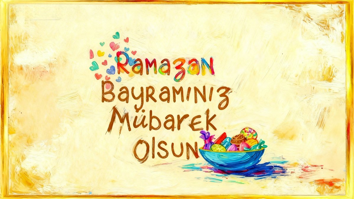 Bugün bayram!
 Ramazan Bayramınız mübarek, sofralarınız bereketli, dualarınız kabul olsun. 🍬