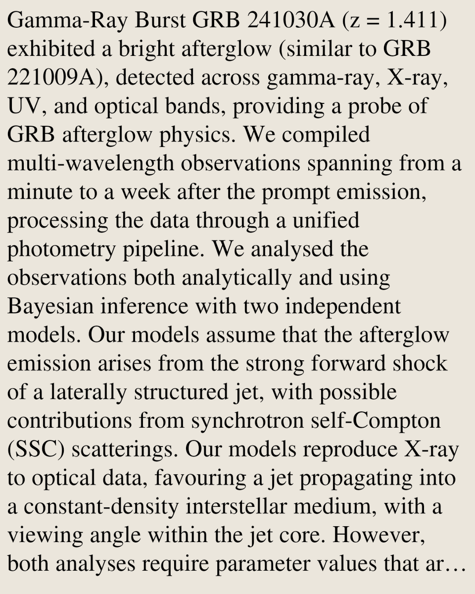 High Energy Astrophysical Phenomena arXiv tweet media