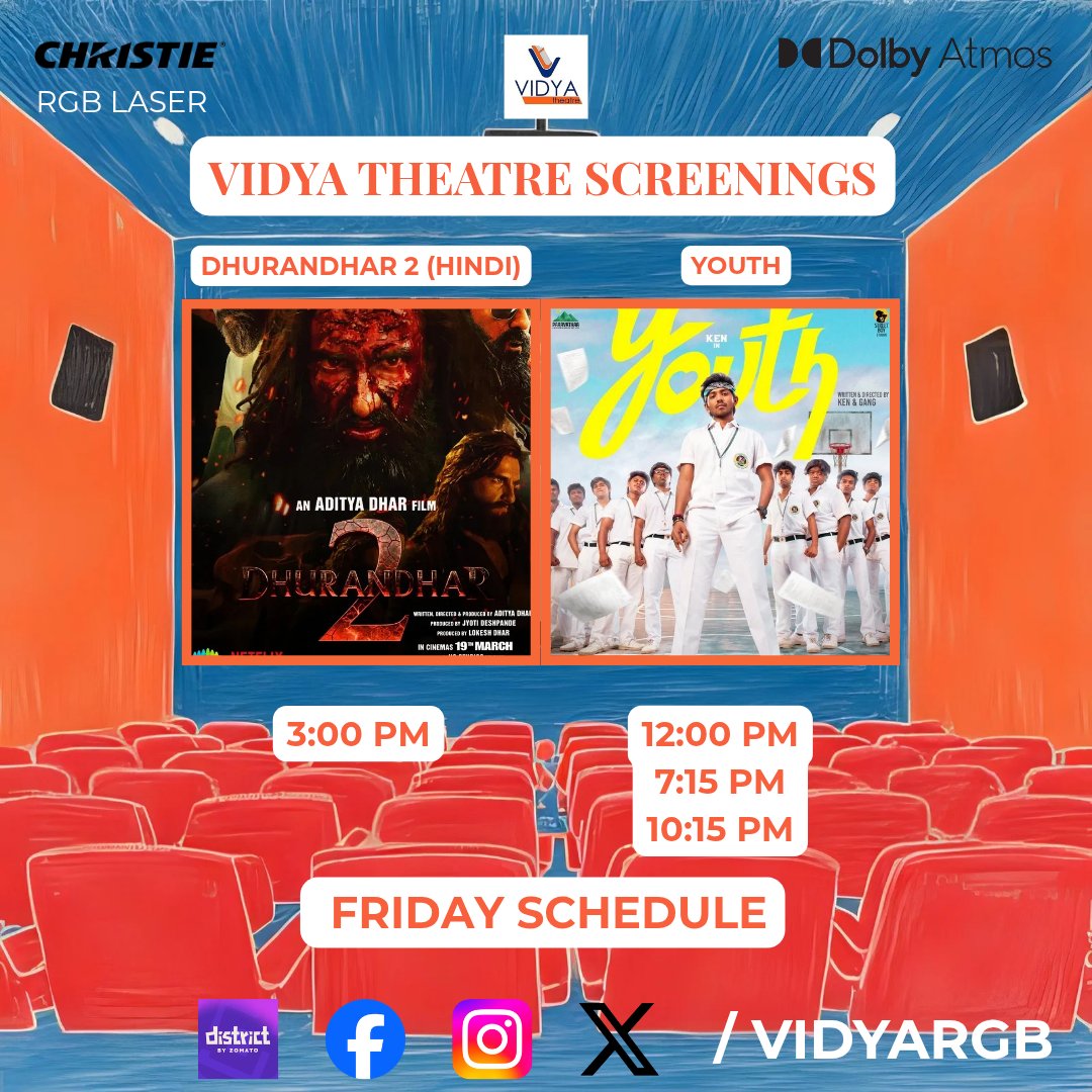 Vidya Theatre RGB Dolby Atmos tweet media