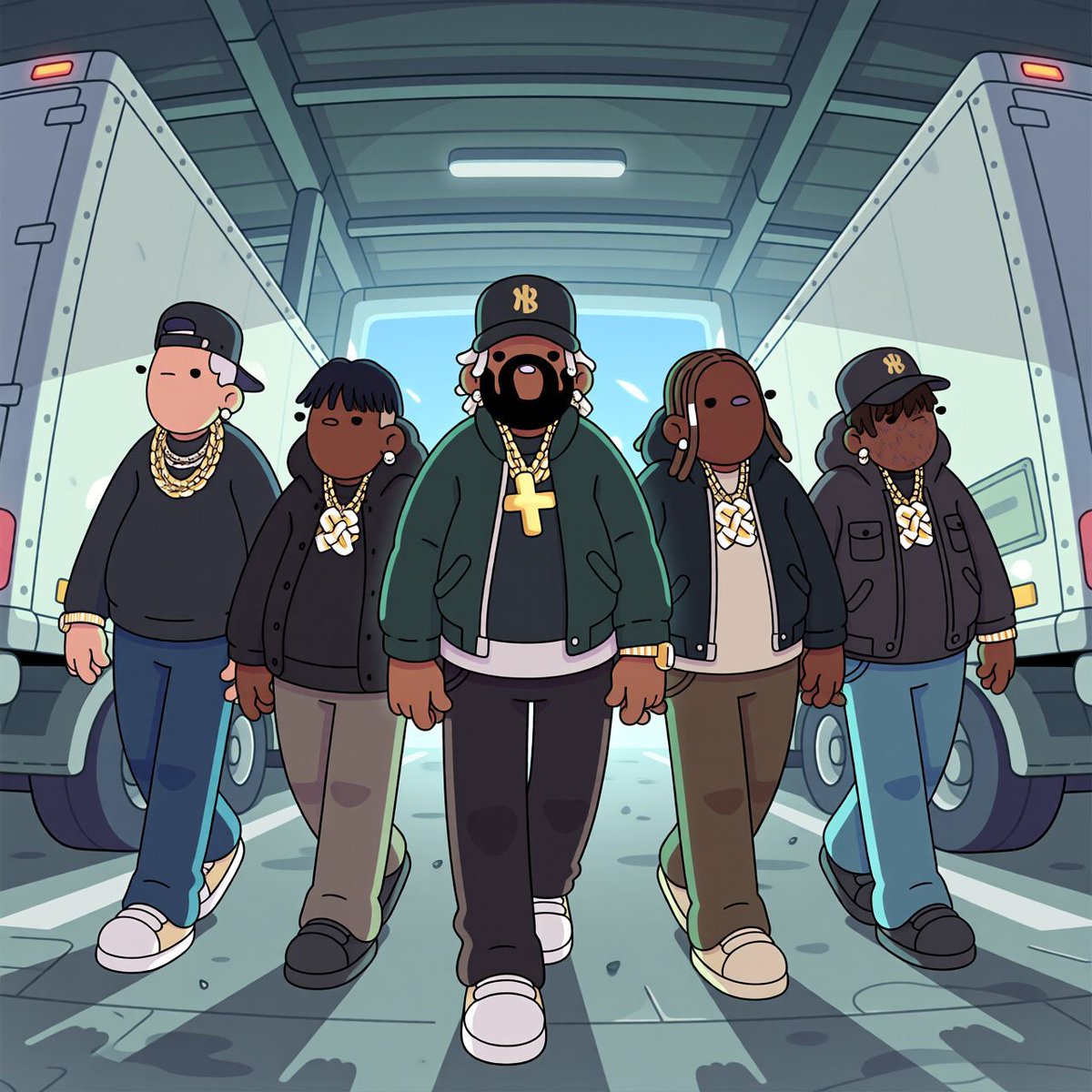 RoninDiazz's tweet image. Kicking off or wrapping up the day with the guys!  Let’s make today epic! 

#GoodVibes #Squad
@doodles