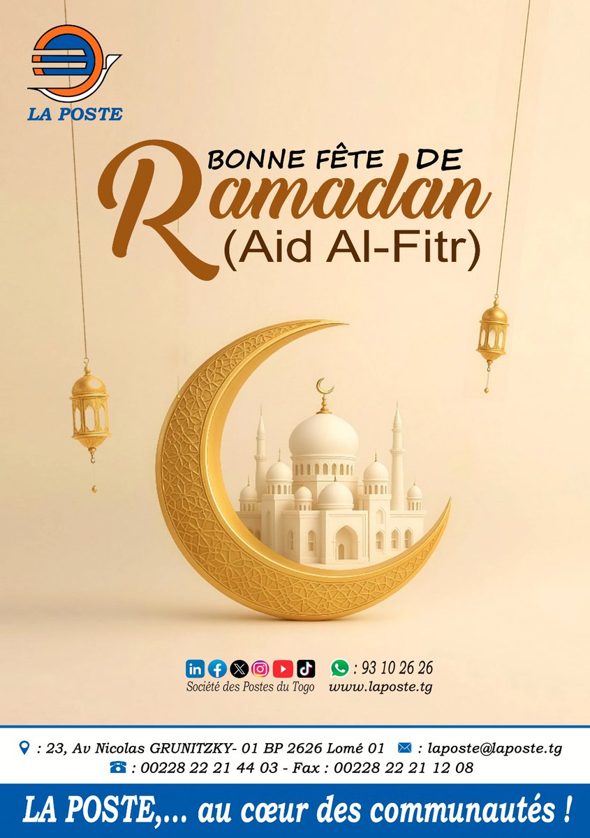 SOCIETE DES POSTES DU TOGO tweet media