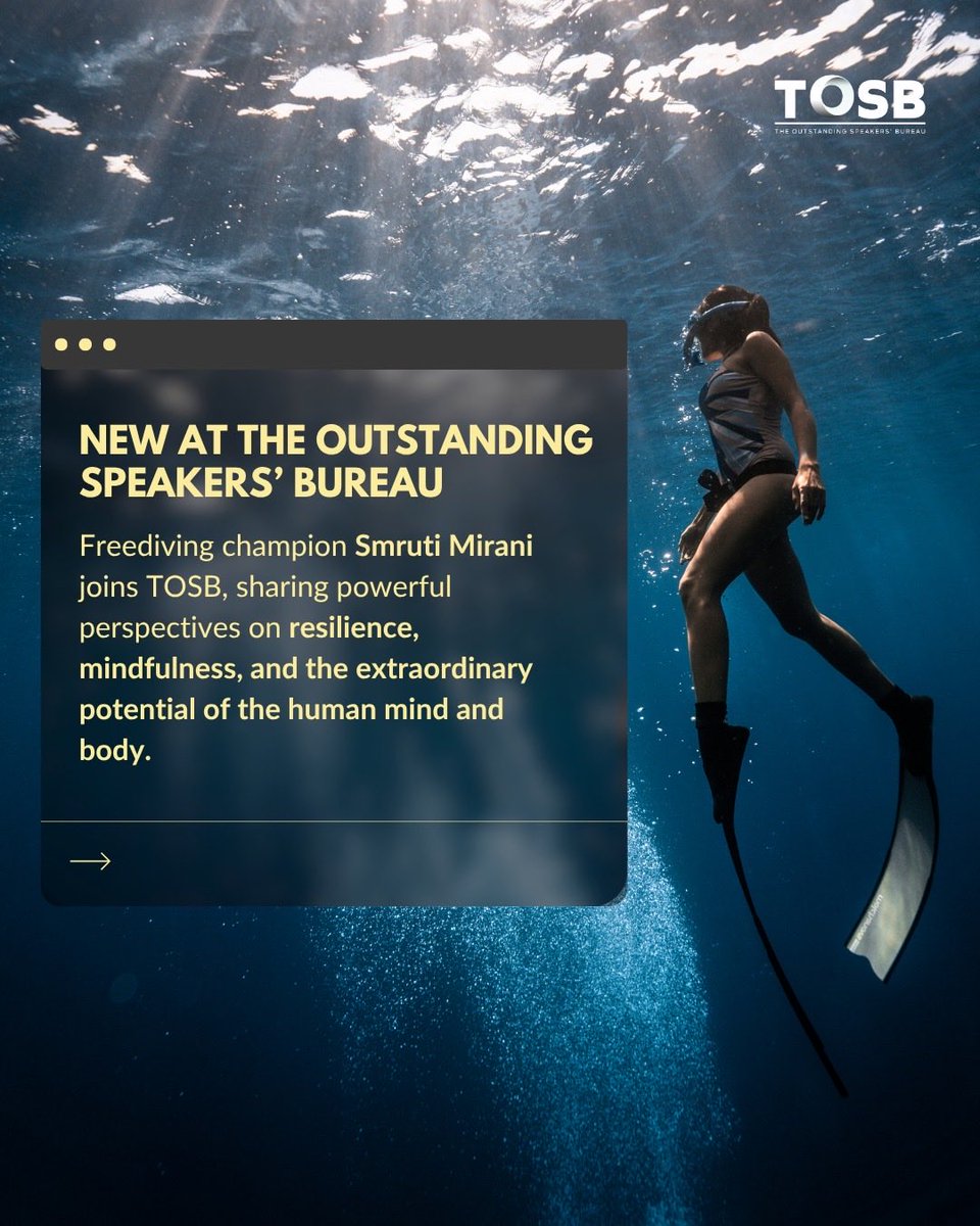 The Outstanding Speakers' Bureau tweet media