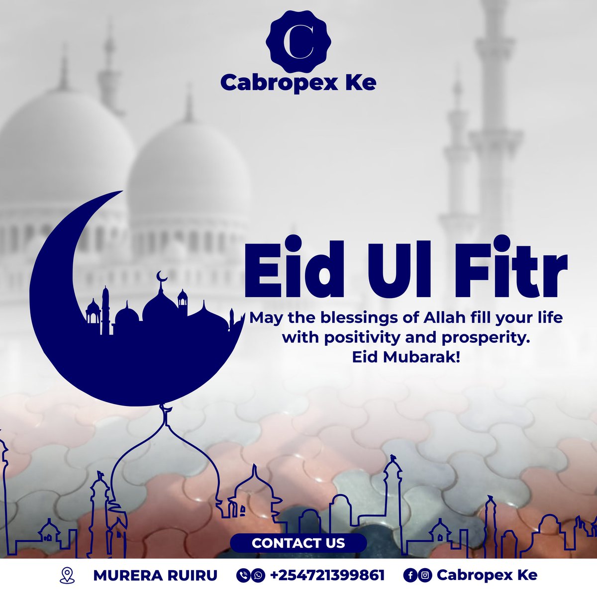 Eid Mubarak from Cabropex Kenya! 🌙
As you celebrate, we remain committed to building strong, beautiful, and lasting surfaces for you.
Thank you for being part of our journey!
#eidmubarak