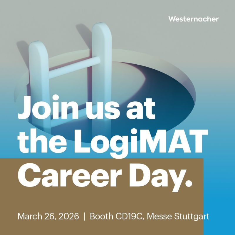 WesternacherCON's tweet photo. Start your future in logistics. Join Westernacher Consulting at LogiMAT Career Day on March 26 (stand CD19C). Discover careers in SAP, IT, and supply chain innovation—and explore smart warehouses and connected logistics. Let’s talk about your next step.
[https://t.co/6WqnidtlTu] https://t.co/kMZ1JArFjp
