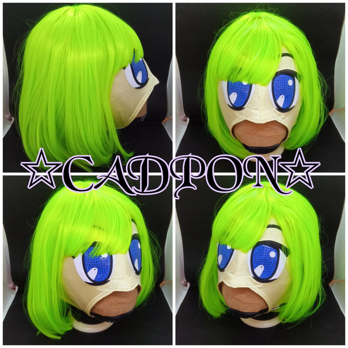 デラべっぴんプロレス パピヨン朱美ちゃんの新しいお顔を製作しました🦋髪の毛もサラサラです☺️
#デラべっぴんプロレス #パピヨン朱美 #cadpon