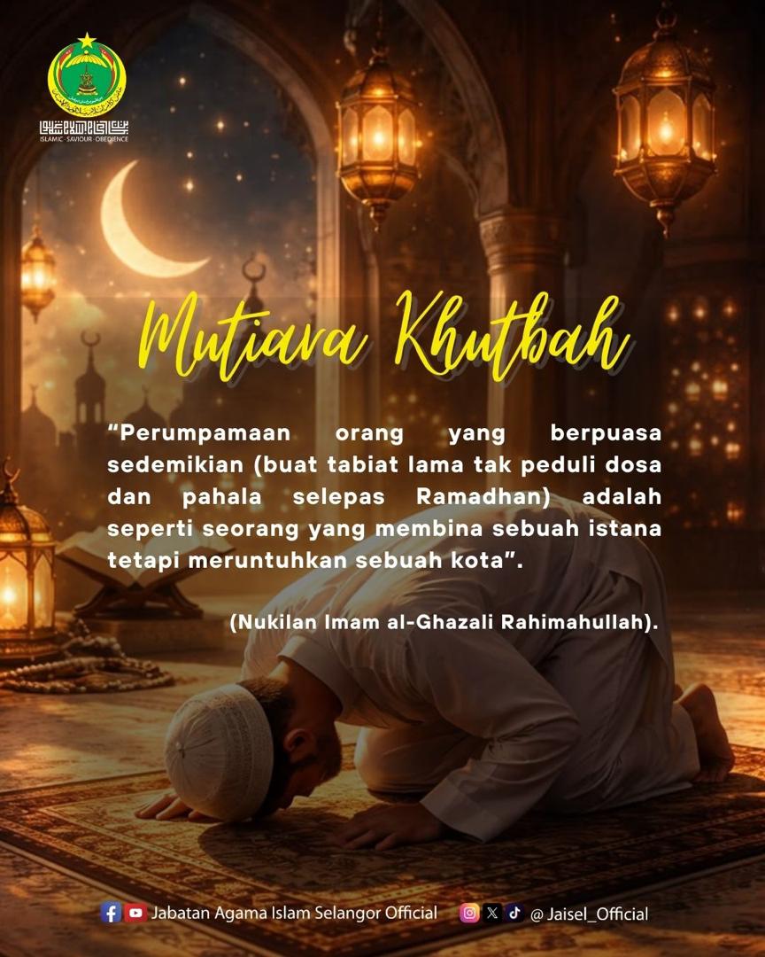 Jabatan Agama Islam Selangor - Official tweet media