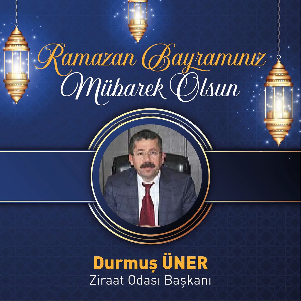 krpzrd's tweet photo. MUBAREK RAMAZAN BAYRAMINIZI EN ICTEN DILEKLERIMLE KUTLAR, AILENIZLE BIRLIKTE SAGLIKLI VE MUTLU NICE BAYRAMLAR DILERIM.
DURMUŞ ÜNER 
KARAPINAR ZİRAAT ODASI BAŞKANI https://t.co/AeYNgdqEis