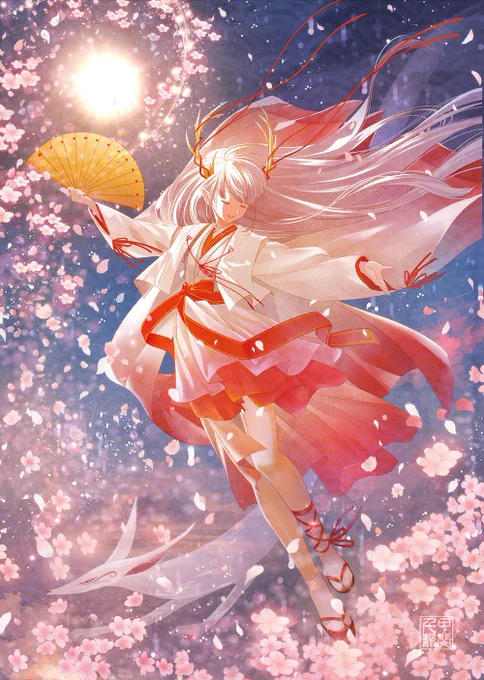 桜前線 〜天美津玉照比売命〜 #桜exhibition2026 開幕です!