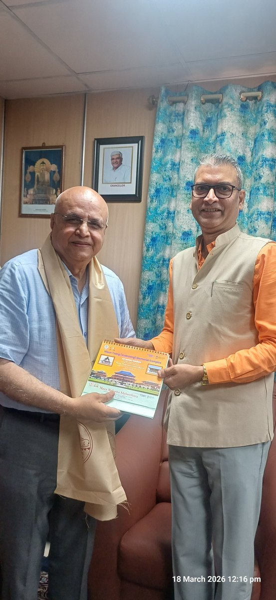 Nava Nalanda Mahavihara, Nalanda (NNM) tweet media