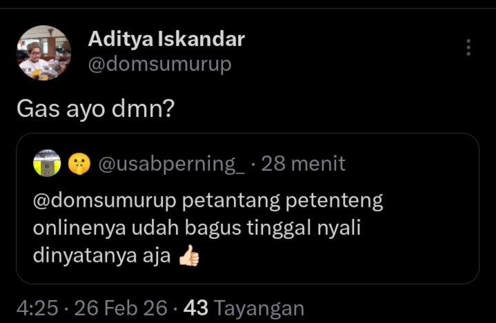 Aditya Iskandar tweet media