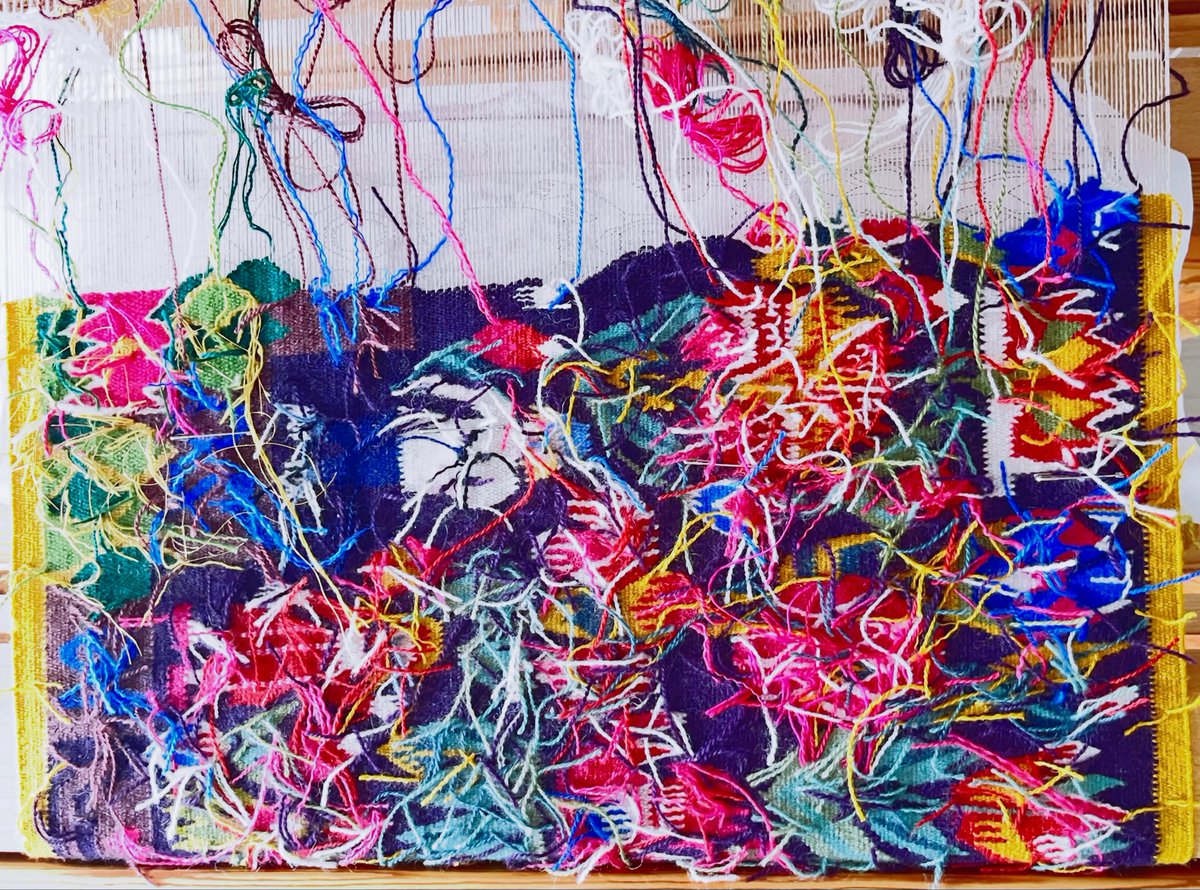 an_textilier's tweet photo. 【#ålderstrappan 】2026.03.20(3h)

#フレミッシュ織り #weaving #flamskvävnad    #textileart  konsthantverk 人生の階段 https://t.co/DeQnZ3Q8BD