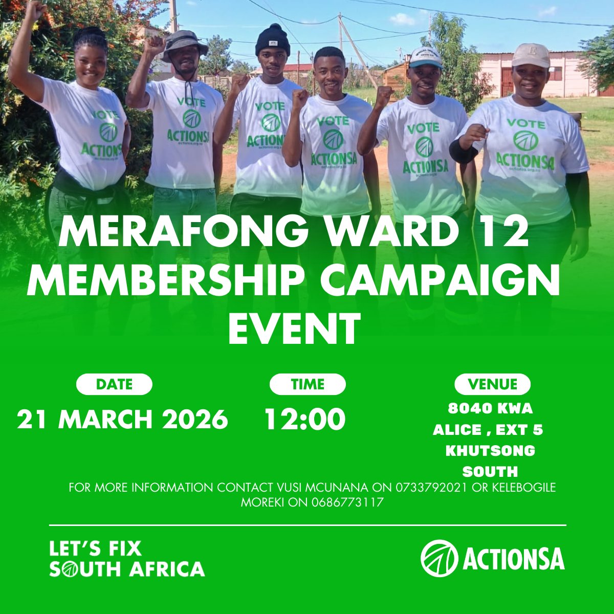 Merafong ActionSA tweet media