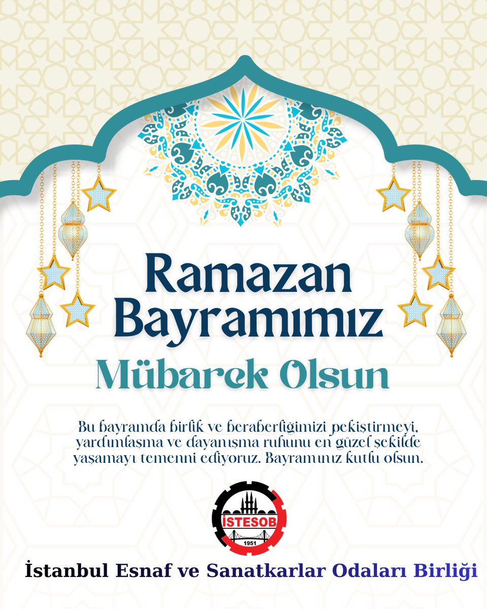 İstanbul Esnaf ve Sanatkarlar Odaları Birliği tweet media