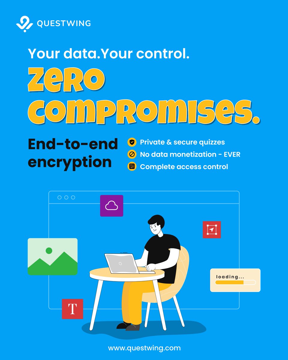 questwing_'s tweet photo. Take control of your data completely, without trade-offs or compromises.🔐✨

You will be able to create, share and work collaboratively with complete confidence because your data will be secure throughout the process. 💻

#DataPrivacy #CyberSecurity #EndToEndEncryption https://t.co/3CkTLQlhsR