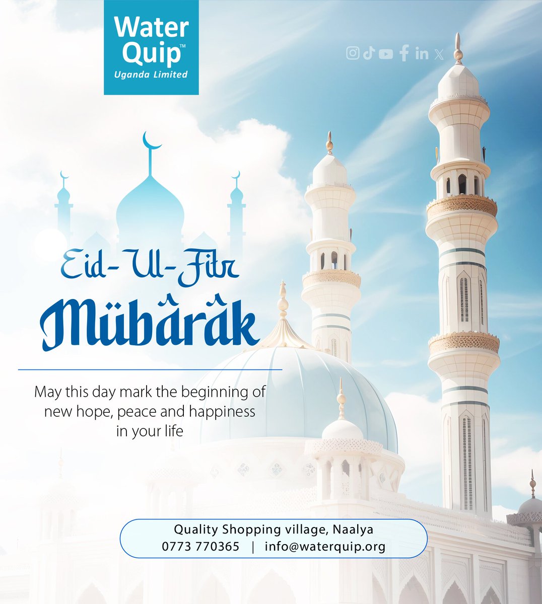 Wishing all our Muslim friends and valued customers a joyful Eid! 🌙✨May this special holiday bring you happiness, peace, and new beginnings.
Happy Eid!