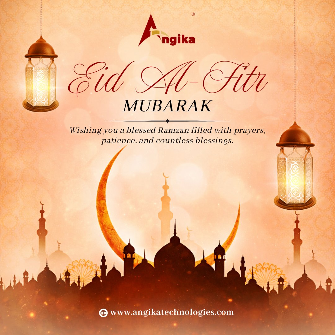Angika_Tech's tweet photo. ✨ Eid Mubarak from Angika Technologies! 🌙
May this beautiful occasion bring joy, peace, and success to you and your loved ones.
#EidMubarak #AngikaTechnologies #FestiveVibes #TeamSpirit #JoyAndPeace #CelebrationTime #WorkFamily https://t.co/QekxL49bTC