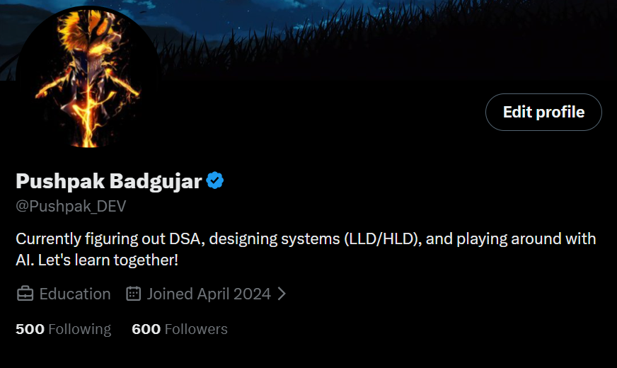 Pushpak Badgujar tweet media