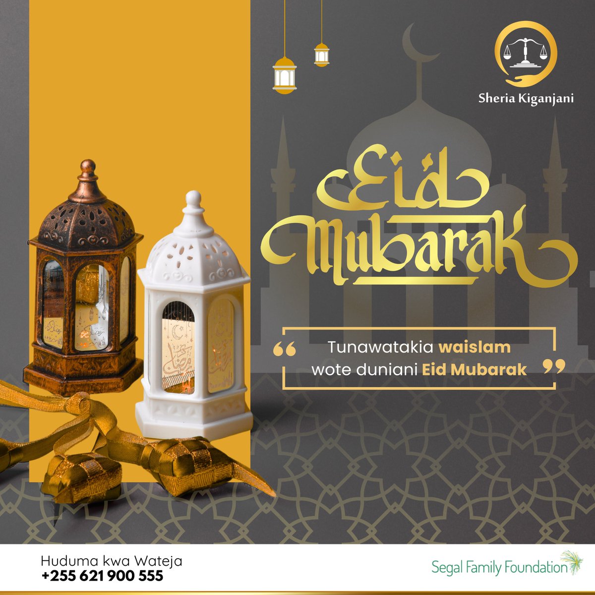 SheriaKiganjani's tweet image. Sheria Kiganjani inawatakia Waislamu wote duniani EID MUBARAK!
#sheriakiganjaniapp #legalgurus #legaltech #justlers #fahamusheria #sheriakiganjani #eidmubarak #eidalfitr #muslims #waislamu