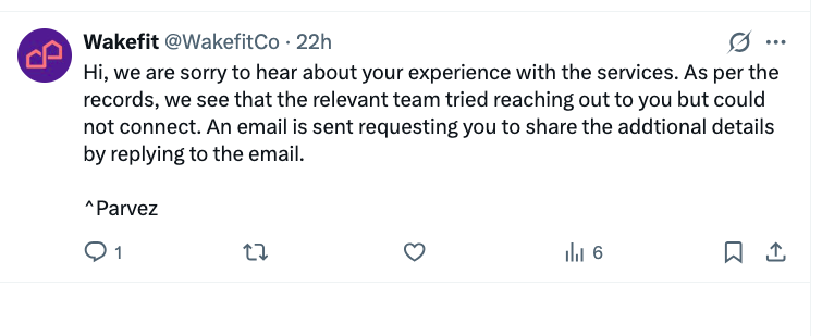 VijaySHD's tweet photo. I feel like Nostradarmus. @WakefitCo wants the Email again.  
With nothing new to add, Old mails are Valid,Still
Tables' damaged, Still. 
Carpenter's are upgrading Tech Pack or the Glue is out of Stock?  
#bangalore RT this  
https://t.co/bAoUvwA5zv https://t.co/JLy70NWNjQ