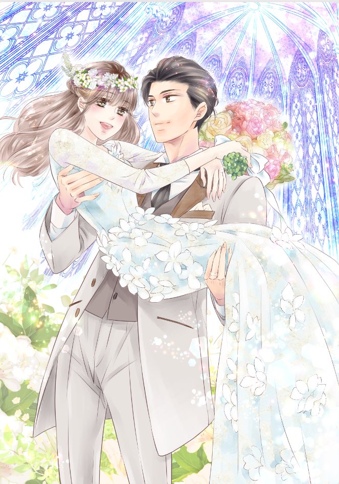 『雇われ婚約者～御曹司からのご褒美はとろ甘な蜜事でした～』
こちらは2巻のカラーです☺️🌸

2巻もデザイナーさんが素敵な表紙にしてくれました☺️✨✨✨

#マーマレードコミックス
#雇われ婚約者
#藤原基央
#秋花いずみ