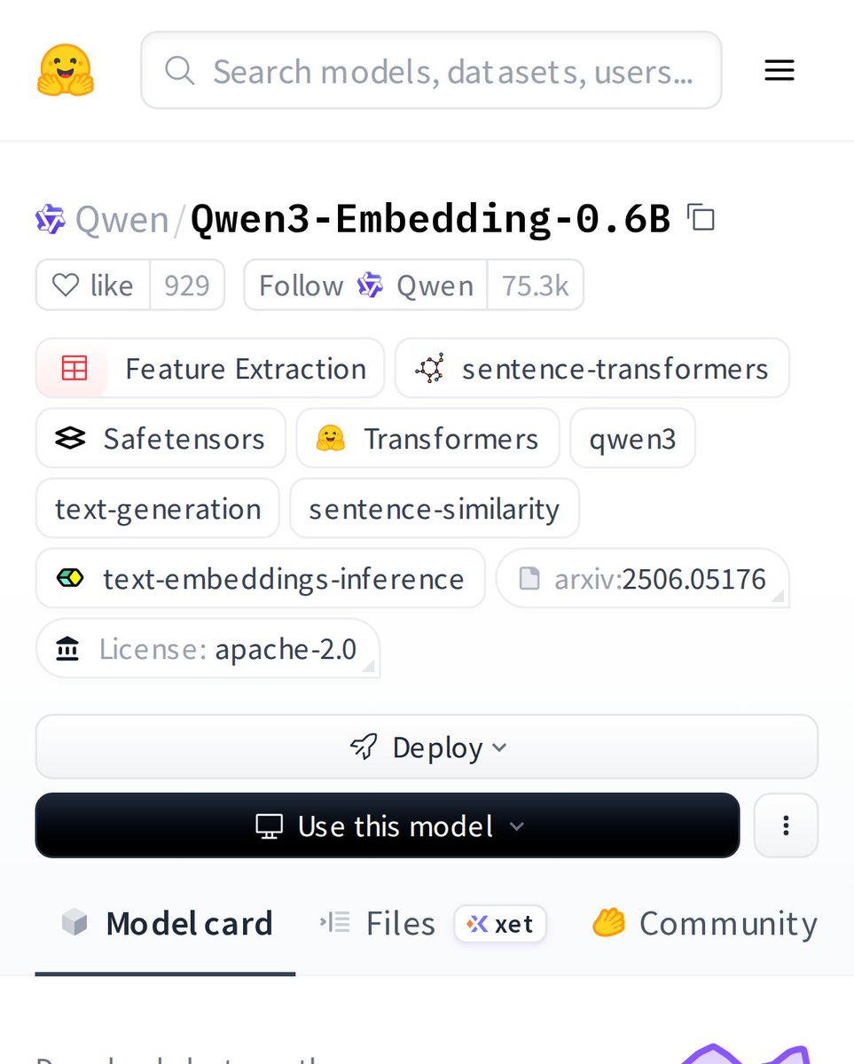 Hugging Models tweet media