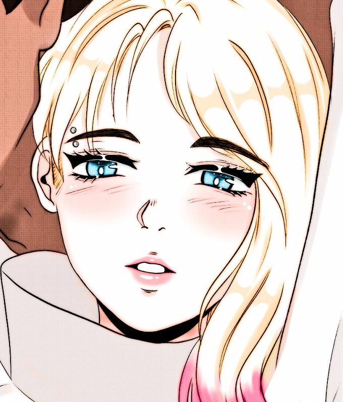 I have an idea for a short Migwen comic that I'm sure you'll love. I'll start the storyboard soon and share some sketches of the panels. I need to get back to drawing my kids! 🩰🩸

The image is Gwen's cute face from one of my past fanarts 🤭❤️