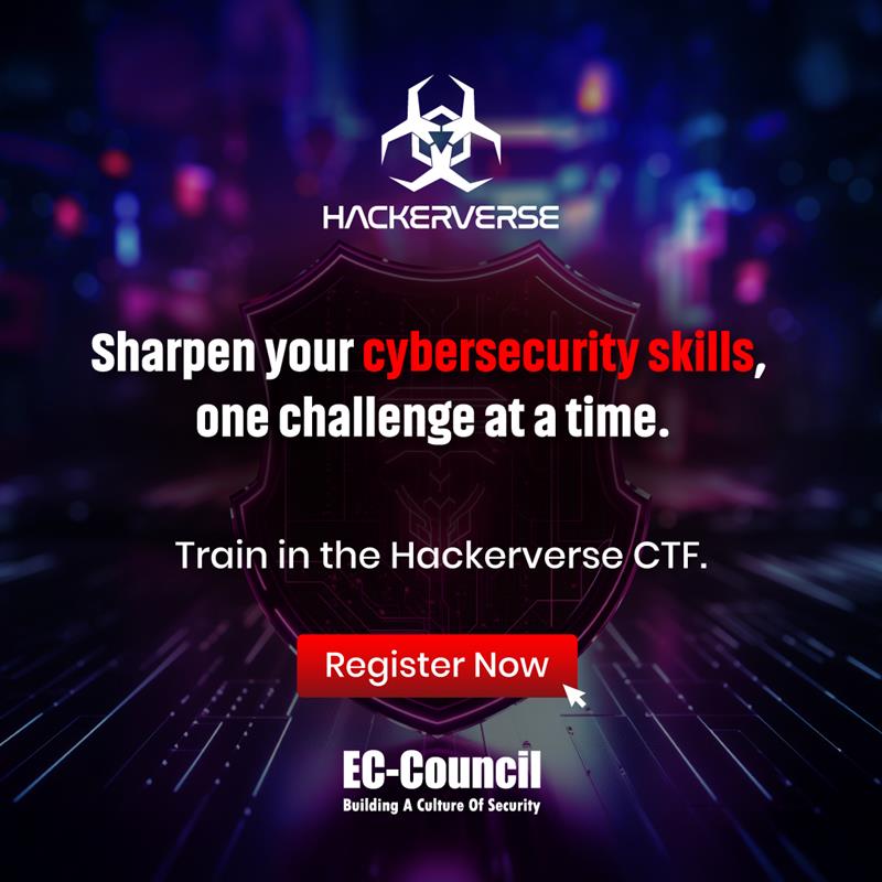 One challenge. Limitless potential. 🚀

This is your shot to stand out — don’t miss it.

Register now: buff.ly/3XeCHFZ 

#eccouncil #hackerverse #hackerversectf #monthlyctf #ctf #capturetheflag #ethicalhacking #cybersecuritytraining #bugbounty #infoseccommunity