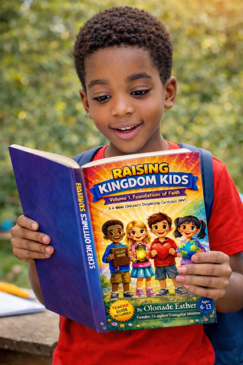 Olonade_esther's tweet photo. FREE CHILDREN’S CHRISTIAN WORKBOOK

I’m excited to share something the Lord placed on my heart.

Raising Kingdom Kids – Volume 1 is a colorful Bible workbook designed to help children grow in their faith through engaging lessons, activities, and scripture reflections.

Children will learn about:

✓God’s unconditional love
✓ The power of obedience
✓ Trusting God in everyday life
✓ Boldly sharing their faith

This resource is perfect for:

• Sunday School teachers
• Children’s ministry leaders
• Christian schools
• Parents teaching their children at home

I have decided to make this workbook FREE so that every child can have access to it.

However, if the workbook blesses you and you feel led to support, you can pay any amount as a seed.

All proceeds will go toward children’s outreach programs, school missions, and kingdom initiatives through El-Gibbor Evangelical Ministries.

Your support will help us reach more children with the love and truth of God’s Word.

📥 PREORDER here: https://t.co/NoEvm7rq5c

Let’s raise a generation of Kingdom Kids who know God and live for Him. 👑