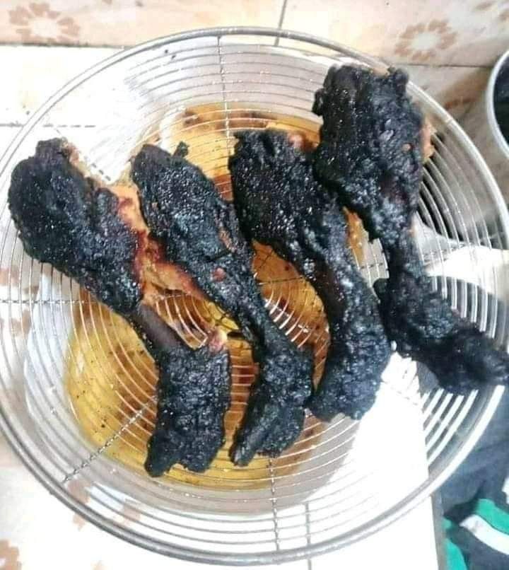 I tried frying chicken for my mutuals.
It's ready please