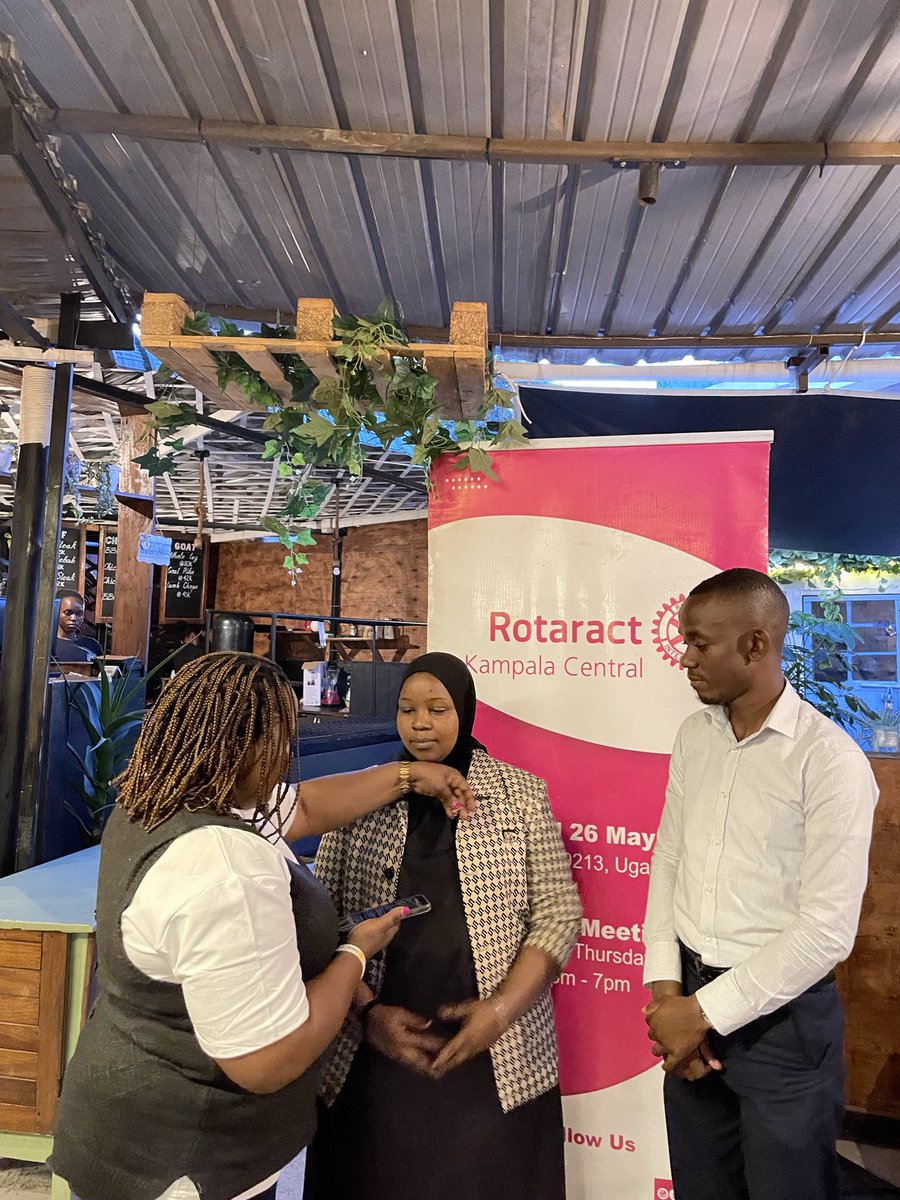 ROCK_Kampala's tweet photo. At last, the wait is over, officially inducted and now full members….. 

Congratulations @Astonkawamara , Renata and Sharifah. We are proud to have you at ROCK. We wish you the very best on your Rotary journey.

#ROCKInduction
#Celebrating30Years
#ROCKInstallation https://t.co/X9FzYIlmgk