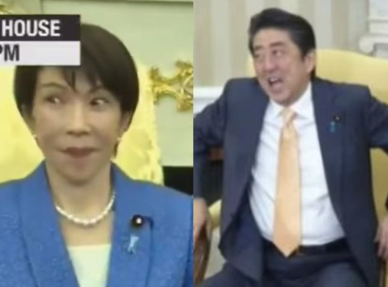 JackSparrowCCP1's tweet image. 安倍事业继任者高市早苗，真正展示了什么叫形神具备！