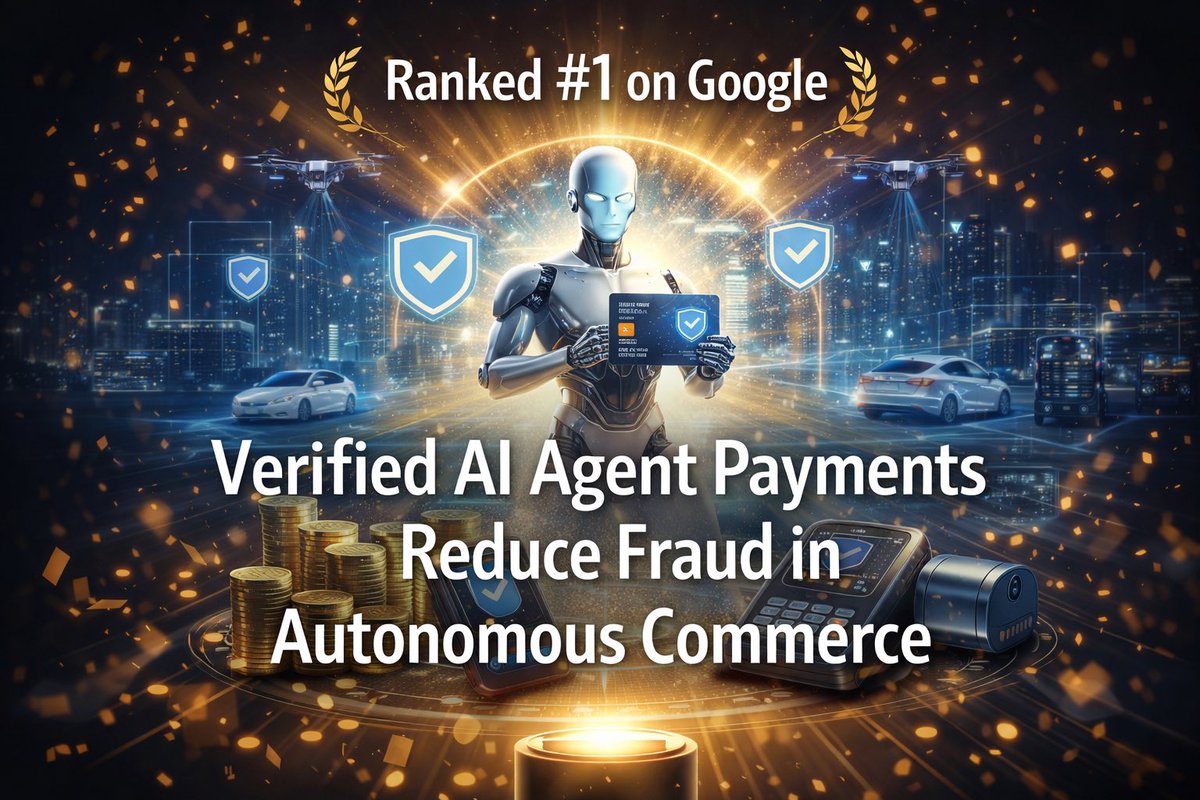 AgenticProof's tweet photo. New milestone for AffixIO. 

✅ verified ai agent payments reduce fraud in autonomous commerce https://t.co/X3o6HUQ0u2