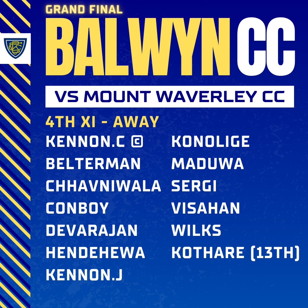 Balwyn Cricket Club ๐๐๐ฏ๐ tweet media