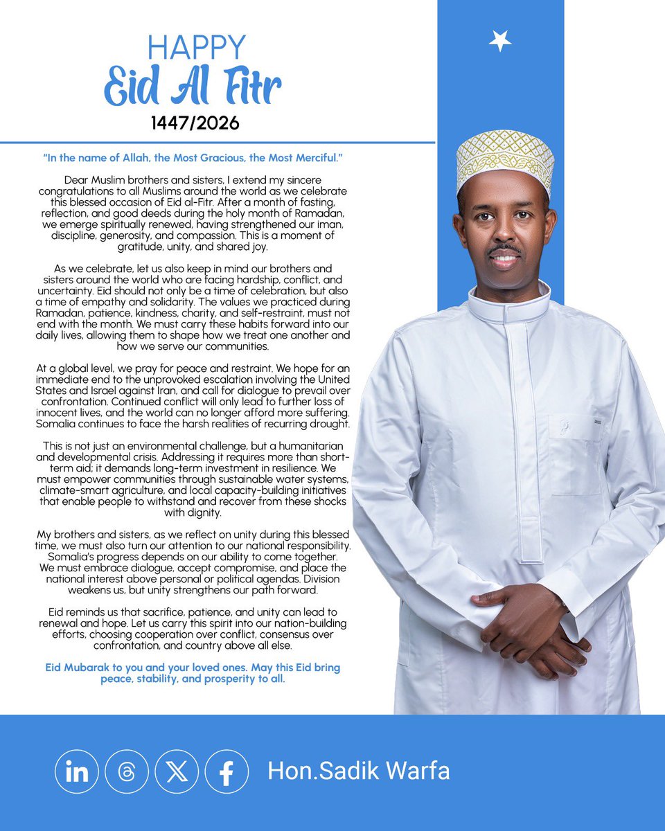 Hon Sadik Warfa tweet media
