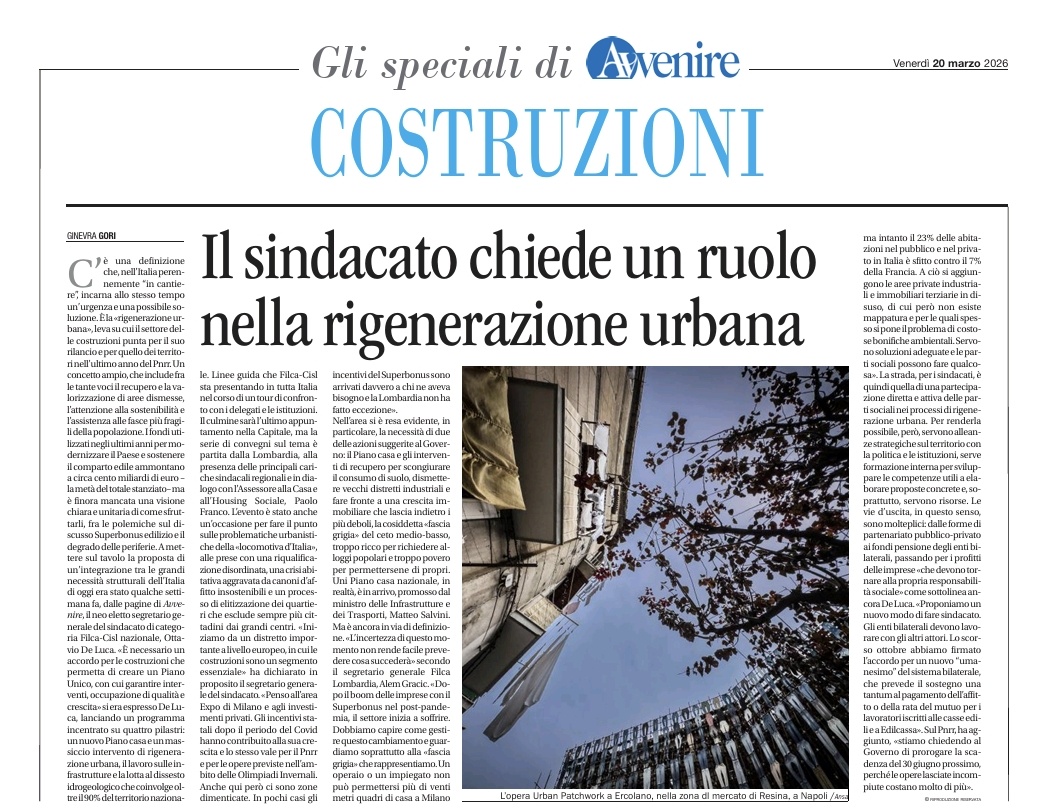 Filca Cisl Nazionale tweet media