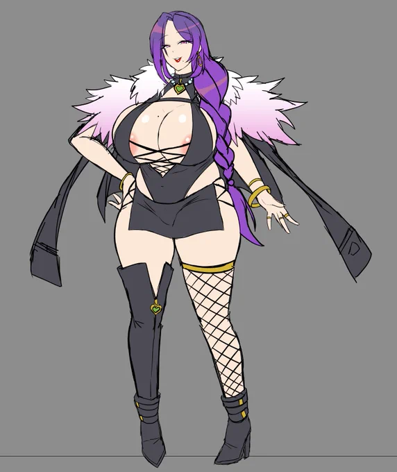 次回作の悪女キャラデザこんな感じで…