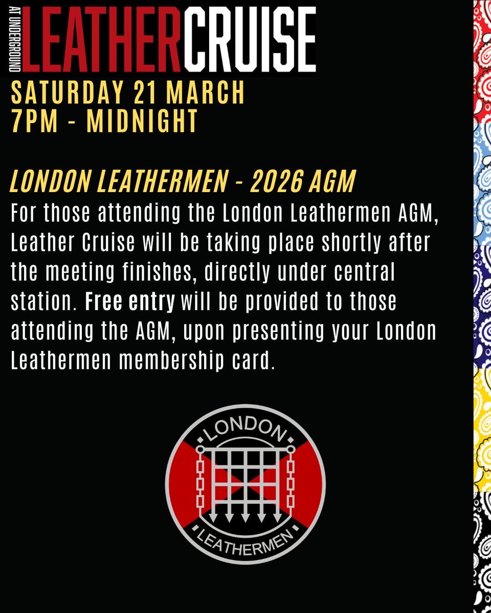 Leather Cruise at Underground tweet media