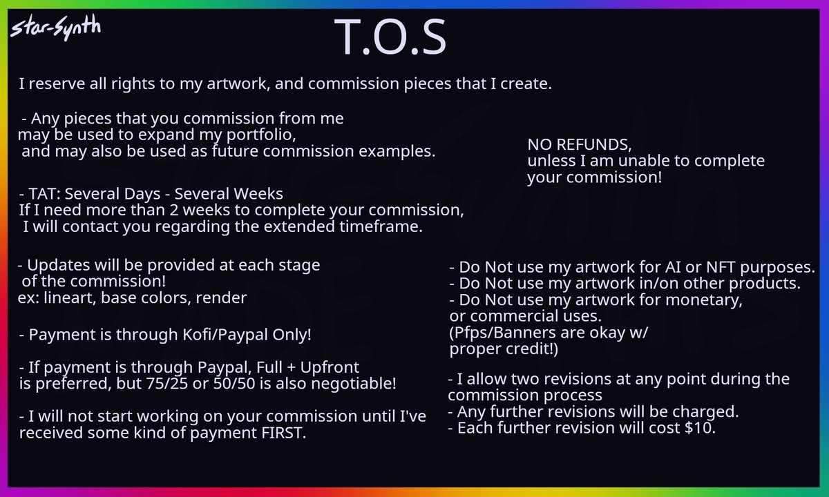 Synth (Commissions Open :D) tweet media