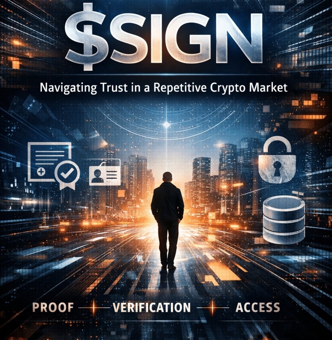 AnalystBab8254's tweet photo. #SIGN @SignOfficial #SignDigitalSovereignInfra  $SIGN
In market full of recycled ideas.
SIGN stands out not for hype, but for focusing on fundamental like proof credentials and verification. Not fully convinced yet but it is delivers real world adoption. It could become essential https://t.co/Gp9Y0djFJX