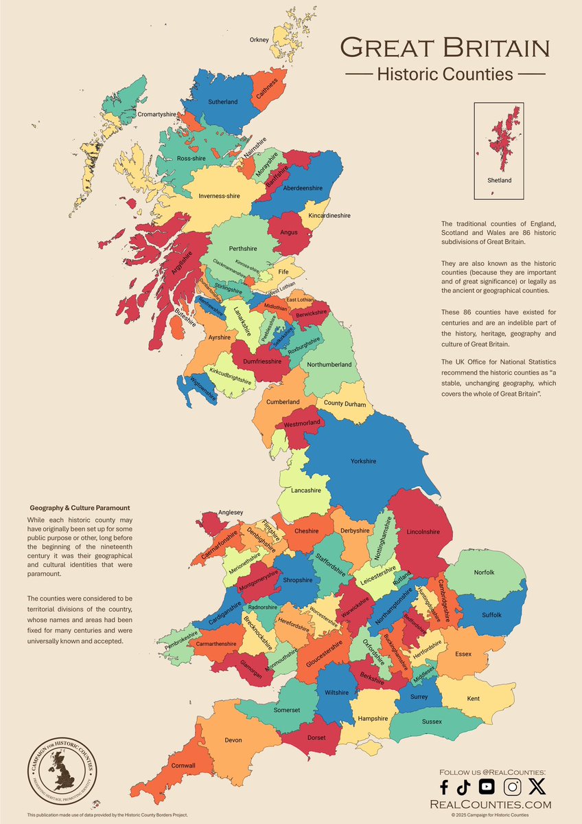 Real Counties | UK Geography tweet media