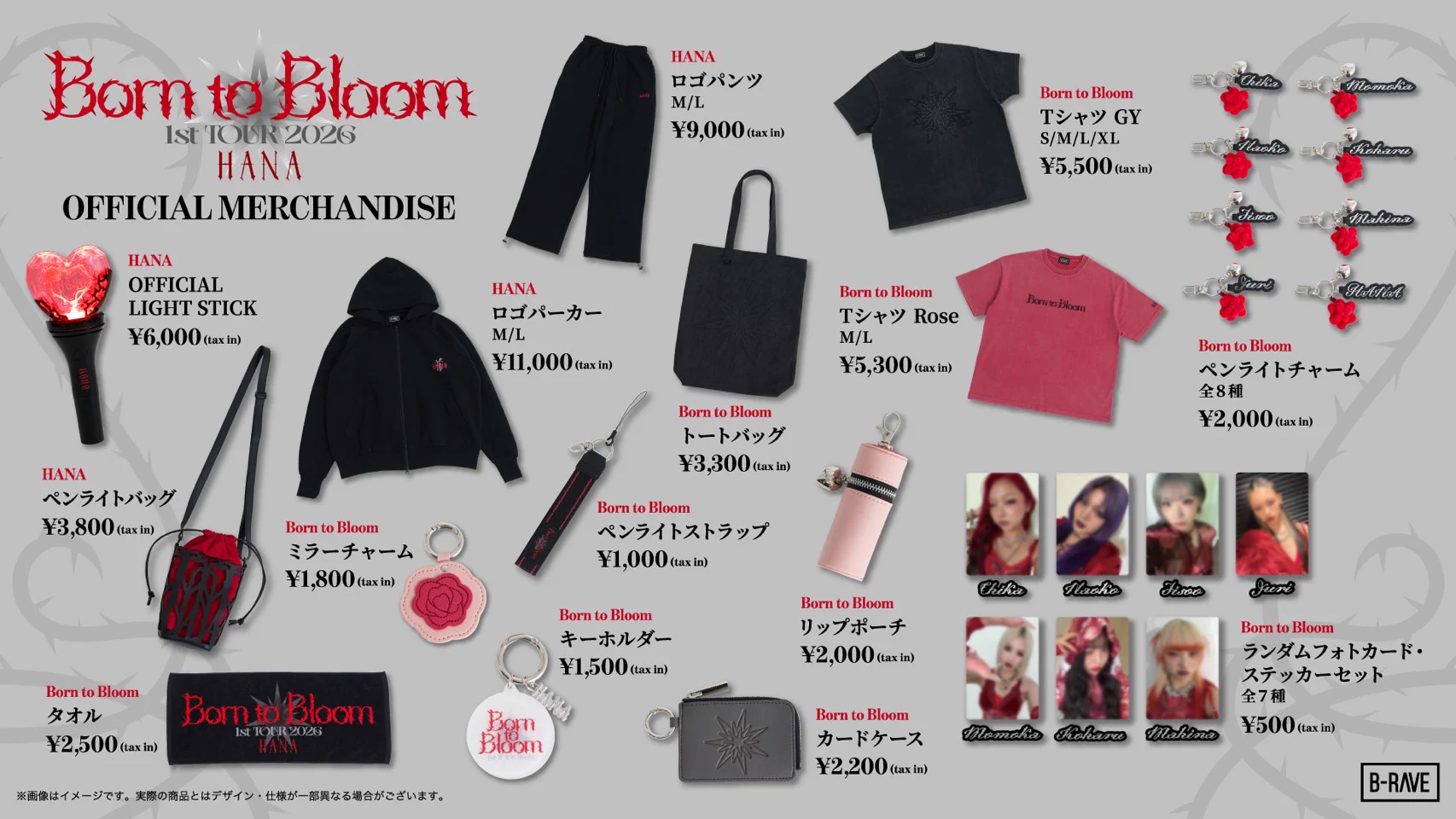 HANA Born to Bloom 1st TOUR 2026 セット HANA on X: 